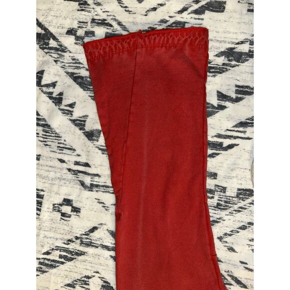 MNML Men's Red Acid Wash Flare Sweatpants SZ Small 30 Stretch Waist 29 Inseam - Picture 12 of 12